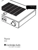 Cambridge Audio Topaz AM10 User Manual preview