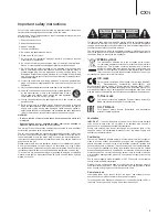 Preview for 3 page of CAMBRIDGE CXN User Manual