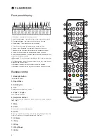 Preview for 8 page of CAMBRIDGE CXU Manual