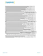 Preview for 3 page of CAMBRIONIX TS3-C10 User Manual