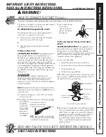 Preview for 3 page of Camco Disposall GFB762F Owner'S Manual & Installation Instructions