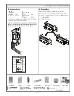 Preview for 3 page of CAMDEN CX-ED1410 Installation Instructions