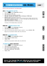 Preview for 19 page of CAME 8K01MI-0523 Quick Setup Manual