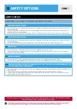 Preview for 20 page of CAME 8K01MI-0523 Quick Setup Manual