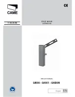 CAME G4000 Installation Manual preview