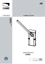 Preview for 57 page of CAME G6500 Installation Manual