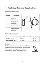 Preview for 12 page of Camec 051859 Operation Instructions Manual