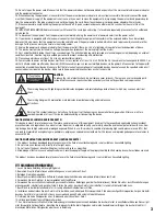 Preview for 3 page of Cameo CLPFLAT1UVIR User Manual