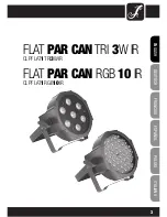 Preview for 3 page of Cameo FLAT PAR CAN TRI 3W IR User Manual