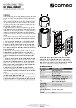 Preview for 5 page of Cameo H1 Series Installation Instructions Manual