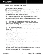 Preview for 25 page of Cameron GENERAL VALVE Twin Seal 400 Series Installation, Operation And Maintenance Manual