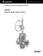 Preview for 1 page of Cameron Pow-R-Seal WKM 1 Installation, Operation And Maintenance Manual