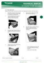 Preview for 14 page of Camfil CC400 Technical Manual