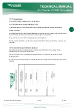 Preview for 15 page of Camfil CC400 Technical Manual