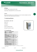 Preview for 4 page of Camfil CITY M Technical Manual