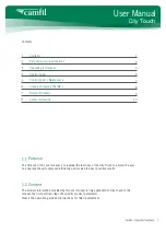 Preview for 2 page of Camfil City Touch User Manual