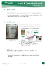 Preview for 7 page of Camfil CleanSeal Exhaust V3 Installation & Operating Manual