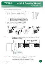 Preview for 50 page of Camfil CleanSeal Exhaust V3 Installation & Operating Manual