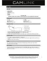 Preview for 14 page of Camlink CL-CSP60 User Manual