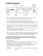 Preview for 5 page of Camos CSA-1300P Instruction Manual