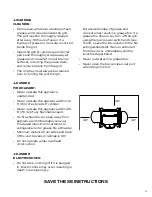 Preview for 3 page of Camp Chef PG24WWSB Owner'S Manual