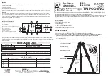 Preview for 9 page of Camp Safety TRIPOD EVO Instruction Manual