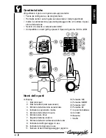 Preview for 5 page of CAMPAGNOLO ErgoBrain Operation Manual