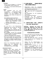 Preview for 30 page of Campingaz 400 SG Instructions For Use Manual