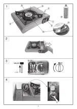 Preview for 2 page of Campingaz CAMP'BISTRO STOPGAZ Instructions For Use Manual