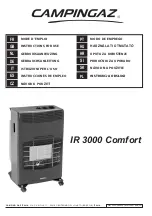 Campingaz IR 3000 Comfort Instructions For Use Manual preview