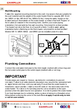 Preview for 8 page of Camplux ME10 Use & Care Manual