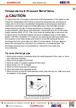 Preview for 9 page of Camplux ME10 Use & Care Manual