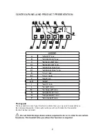 Preview for 4 page of Campomatic DW814EW Use And Maintenance Instructions