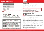 Preview for 2 page of Camsat CDS-6IP MULTI POE Quick Start