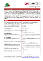 Preview for 2 page of Camtec 2201002001CA Manual