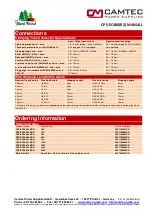 Preview for 11 page of Camtec 2201002001CA Manual