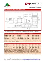 Preview for 4 page of Camtec 3041105001CA Manual