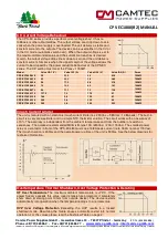 Preview for 7 page of Camtec 3041105001CA Manual