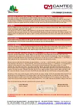 Preview for 9 page of Camtec 3041107001CA Manual