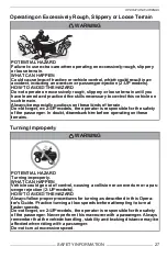 Preview for 29 page of Can-Am OUTLANDER Operator'S Manual