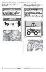 Preview for 86 page of Can-Am OUTLANDER Operator'S Manual