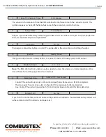 Preview for 21 page of Canalta Combustex BMS-2000 Operation Manual