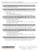 Preview for 23 page of Canalta Combustex BMS-2000 Operation Manual