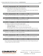 Preview for 25 page of Canalta Combustex BMS-2000 Operation Manual