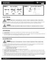 Preview for 3 page of Canarm 207 Operation Instructions And Parts Manual