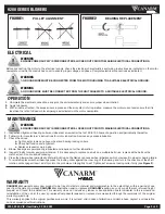 Preview for 3 page of Canarm 9200 Series Installation And Maintenance Instructions Manual