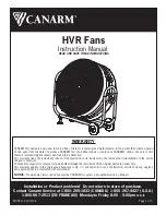 Preview for 1 page of Canarm HVR Instruction Manual