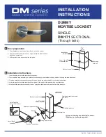 Canaropa DM Series Installation Instructions preview