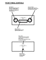 Preview for 7 page of CANARY AUDIO C900 Owner'S Manual