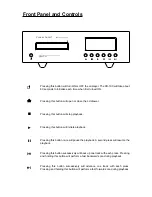 Preview for 6 page of CANARY AUDIO CD-100 Owner'S Manual